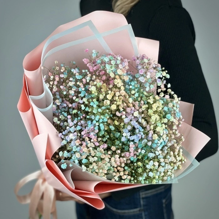 Букет из 1 цветных гипсофил