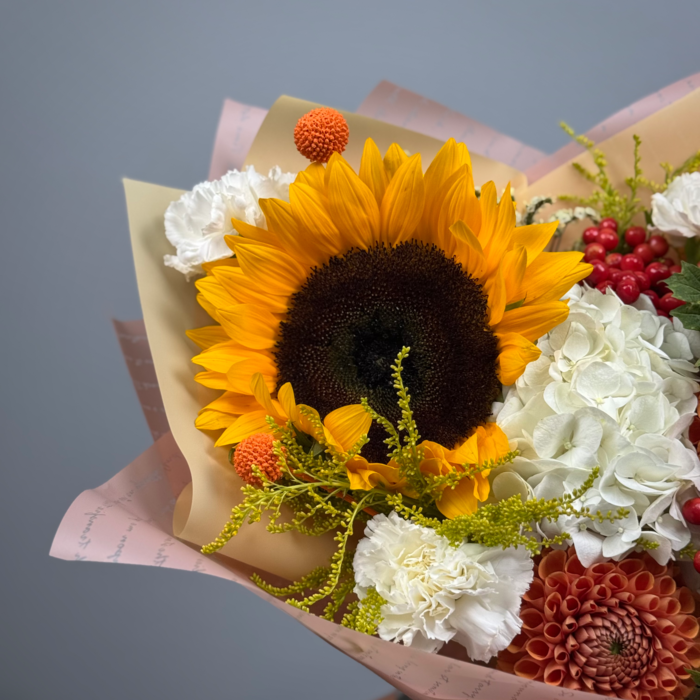 Букет Золотая симфония 