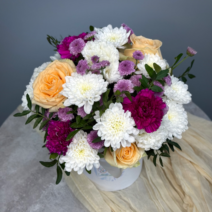 Цветы в коробке Июльский вечер