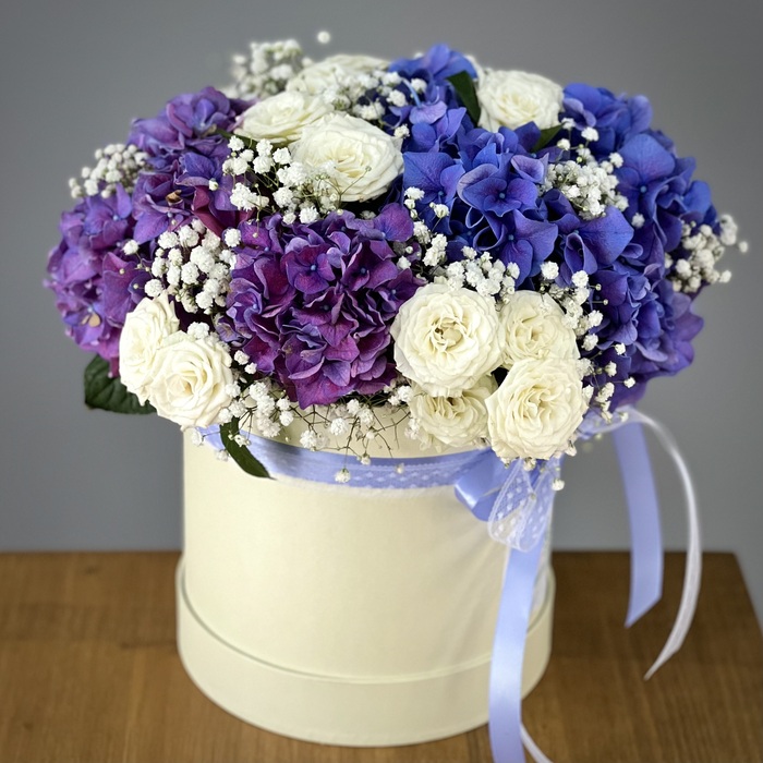 Цветы в коробке Холодное сердце