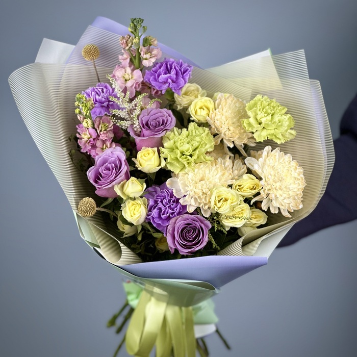 Букет Малахитовая шкатулка