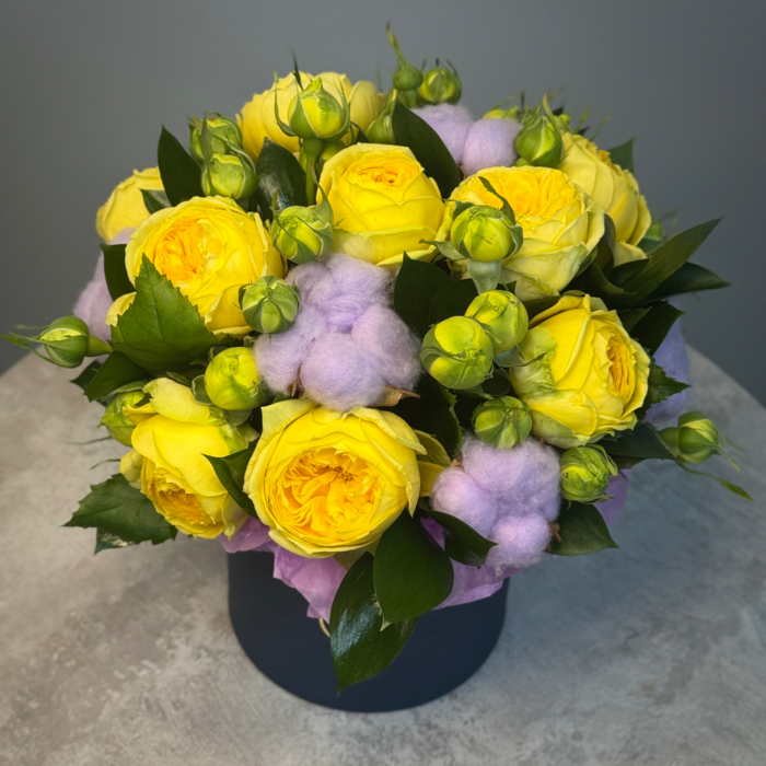 Цветы в коробке Жасмин