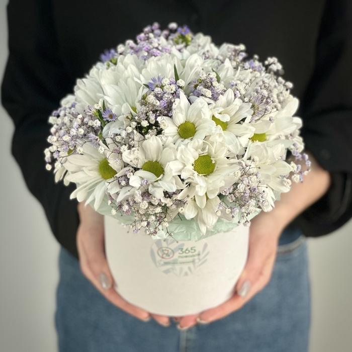 Цветы в коробке Лето