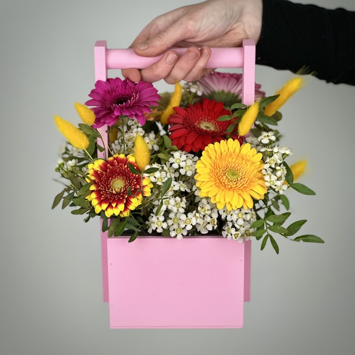 Цветы в ящике Моника