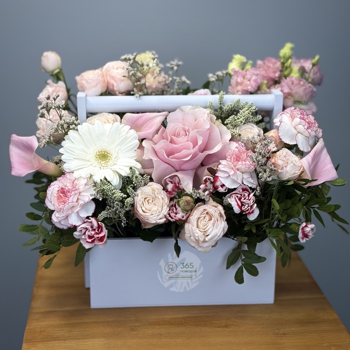Цветы в ящике Альфина