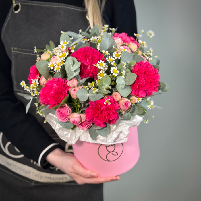 Цветы в коробке Английский сад