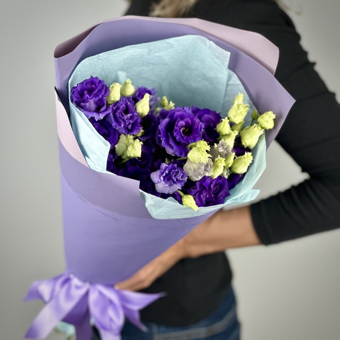 Букет из 1 фиолетовых лизиантусов