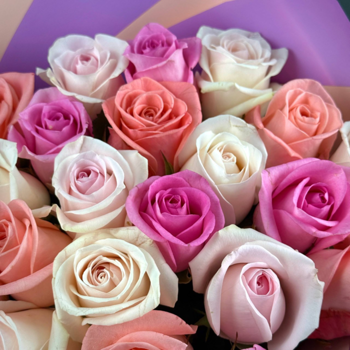 Букет из роз Любовное конфети