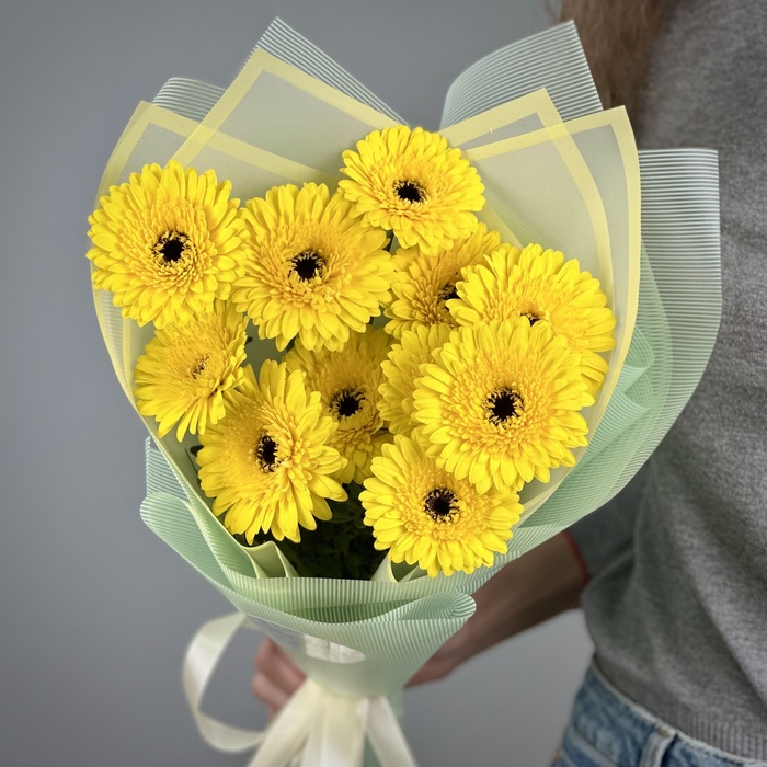 Букет из 1 желтых гербер