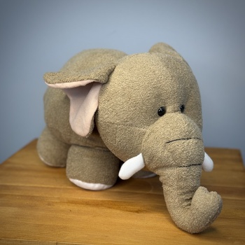 Слон 35 см (цвет беж)