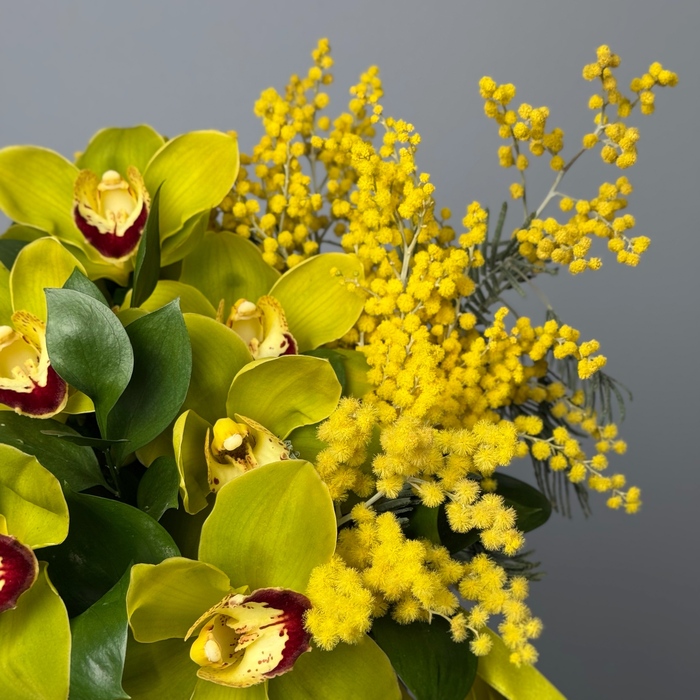 Цветы в коробке Солнечный этюд