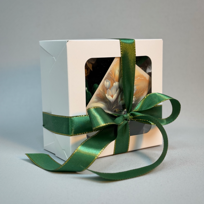 Набор свечей "Пасхальный зайчик" (фигурки кроликов,яйцо) Зеленый