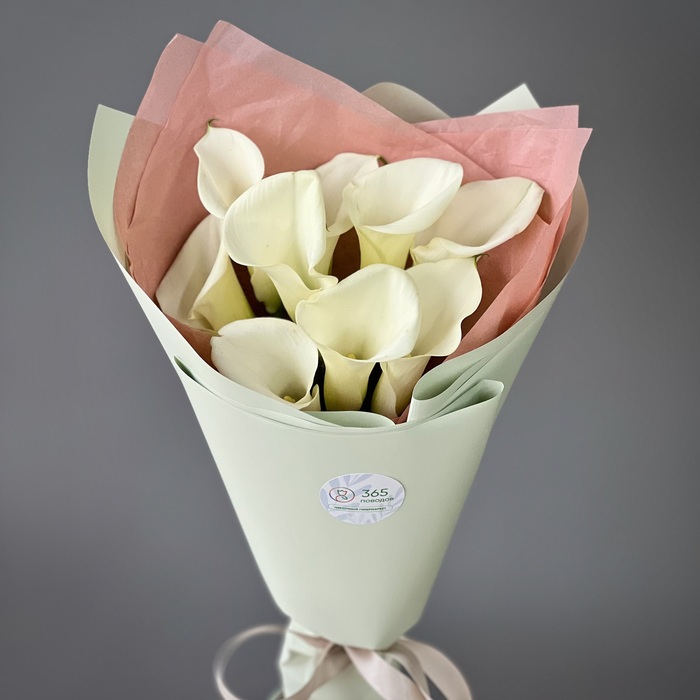 Букет из 1 белых калл