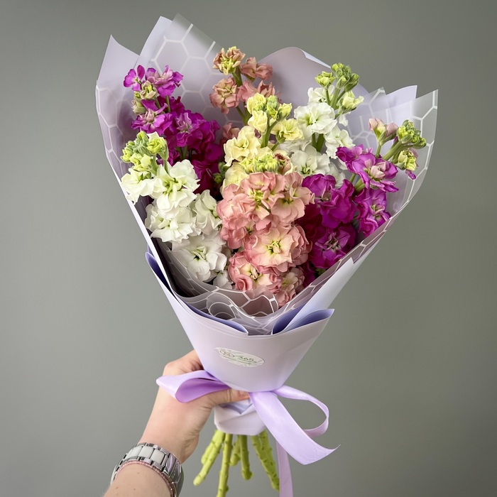 Букет из 7 маттиол микс