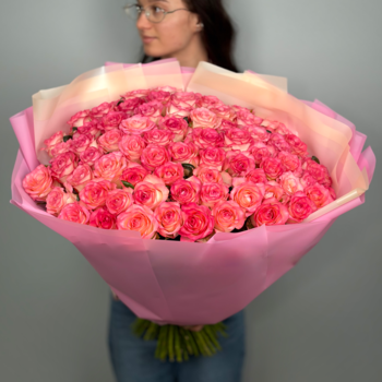 Букет из 71 розы Джумилия 60 см