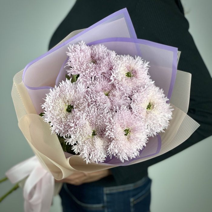 Букет из 1 сиреневых хризантем Этруско