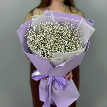 Букет из 7 белых гипсофил